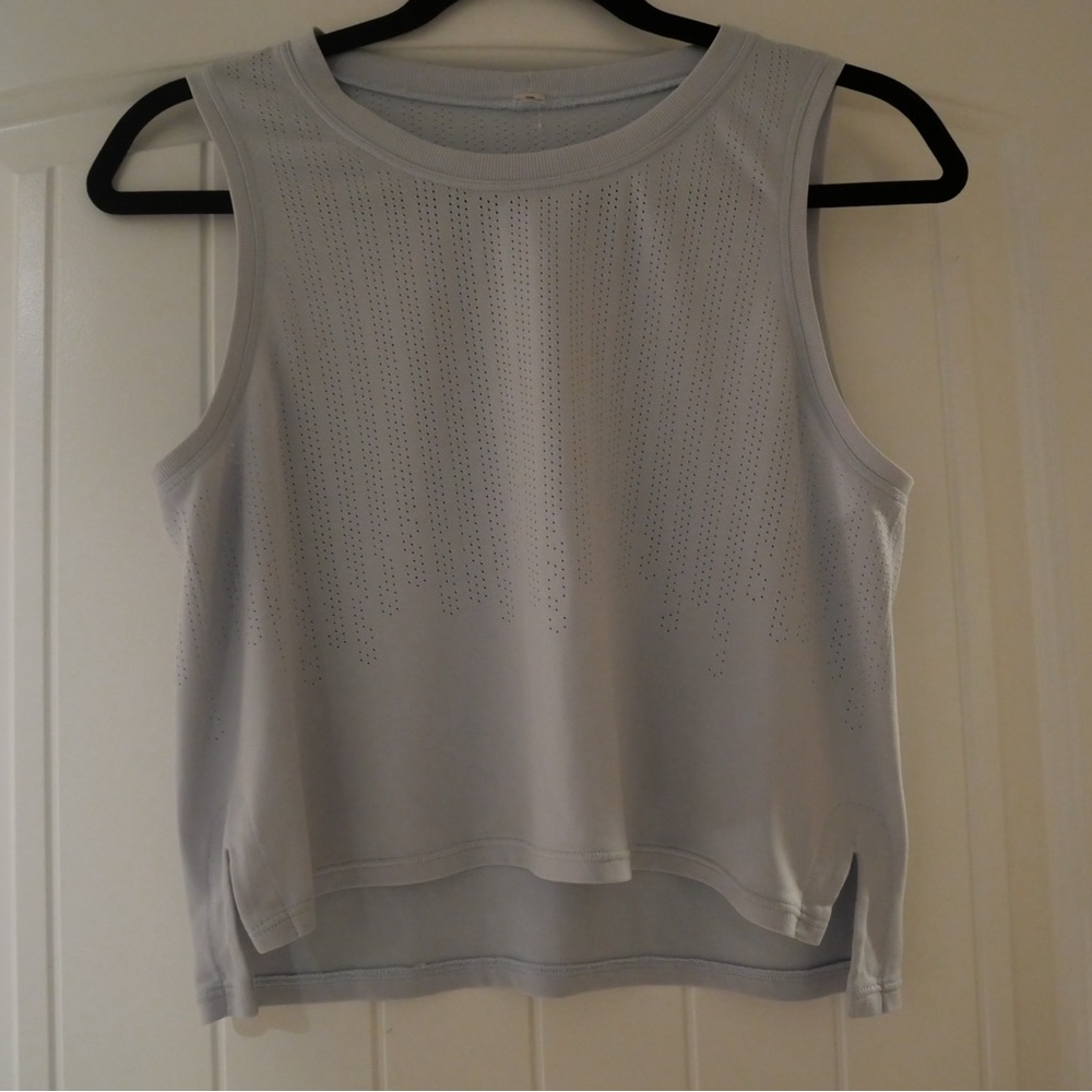 Lululemon Train to be Tank Small Light Blue